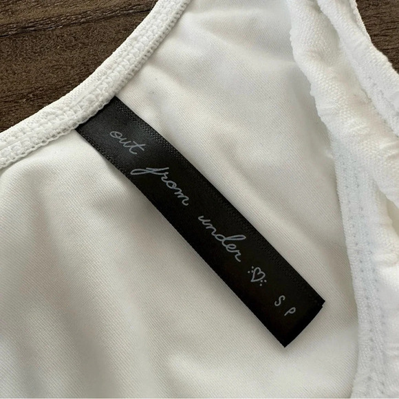 NWT Out From Under Urban Outfitters Small Knotted High Leg Bikini Bottoms Swim S - Picture 4 of 5